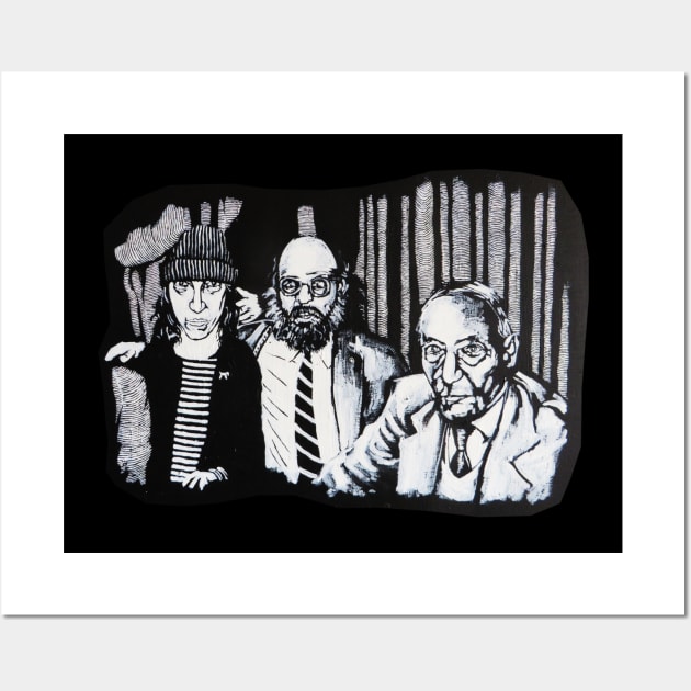 Patti, Allen And Burroughs Wall Art by AndersHoberg